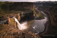 Palouse Falls from Above
